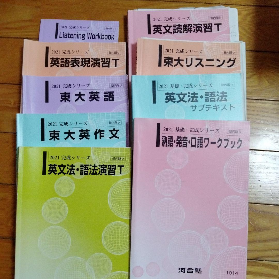 河合塾　東大文類コーステキスト　高卒生