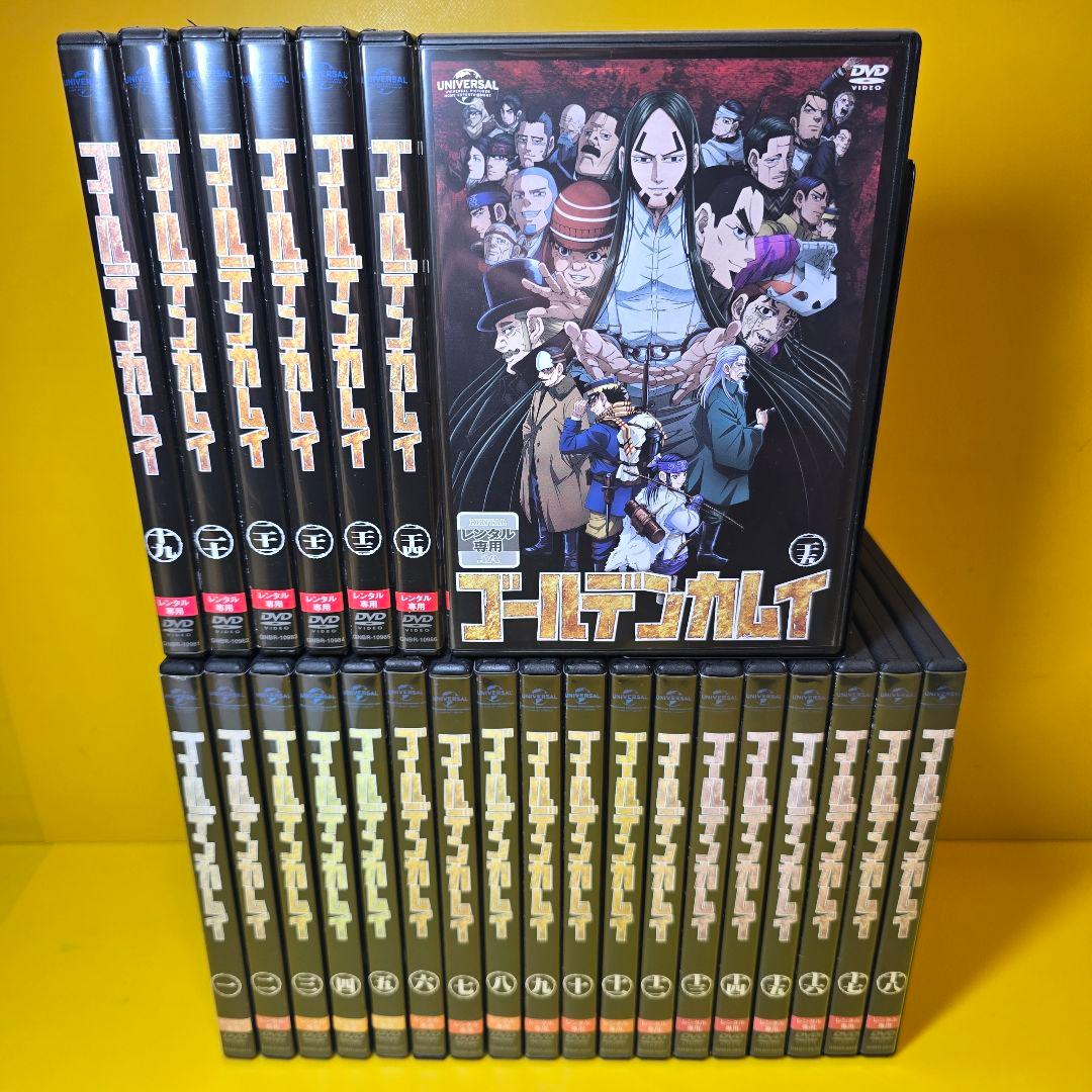 ※新品ケース交換済み　「ゴールデンカムイ」1期~4期 全25巻 DVD