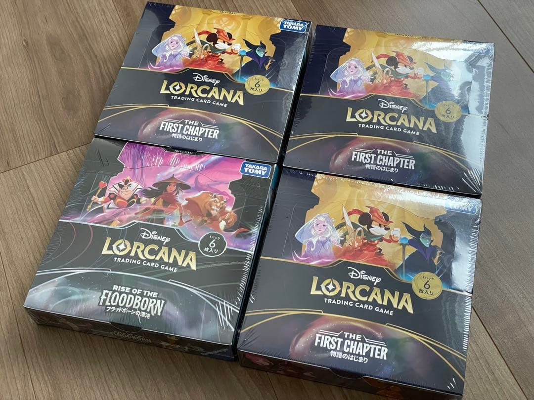 Disney Lorcana ロルカナ　トレーディングカード 4ボックスまとめ