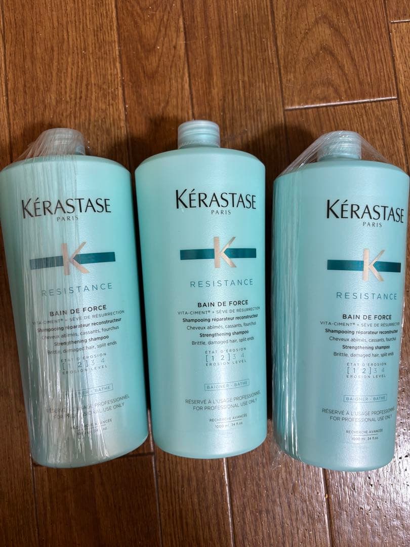 ケラスターゼバンドフォルス シャンプー 1L 3本セット国内正規品