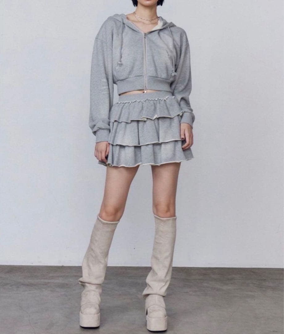 EMODA ルーズフレアカバーフィットブーツ Lサイズ