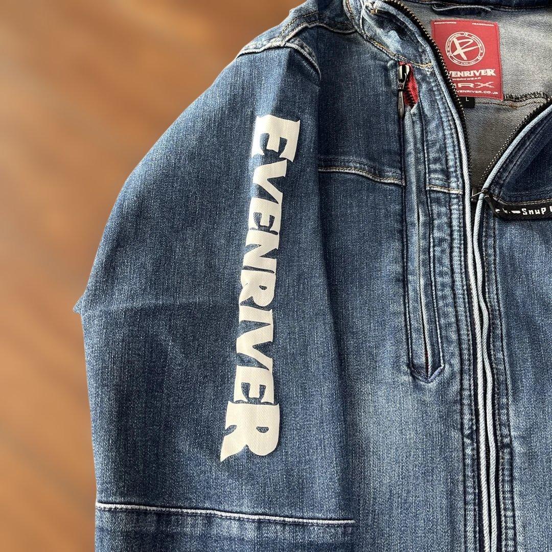 EVEN スナップワーカーコラボ　デニムセットアップ　作業服