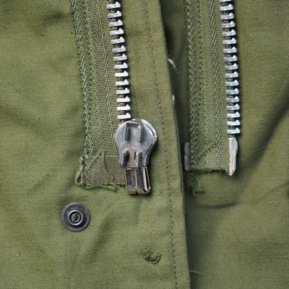 60s ビンテージ ミリタリー M-65 フィールドジャケット アルミジップ