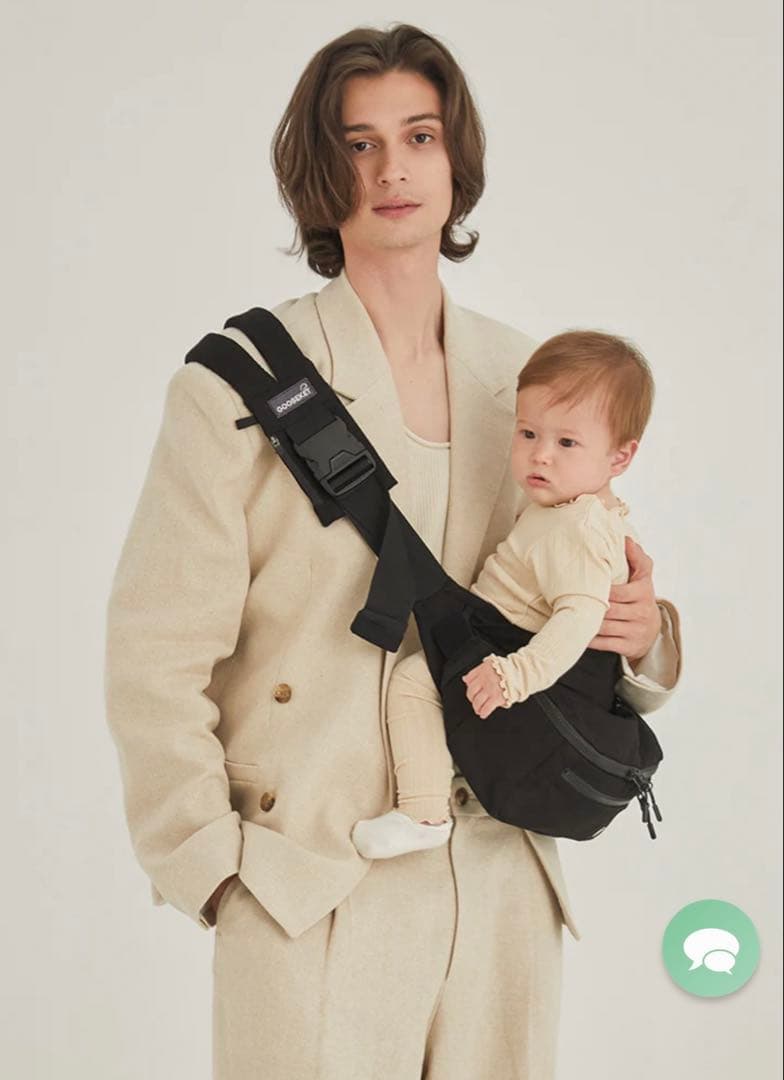 KET グスケット365抱っこ紐Plus【抱っこ紐+バッグ】　ブラック