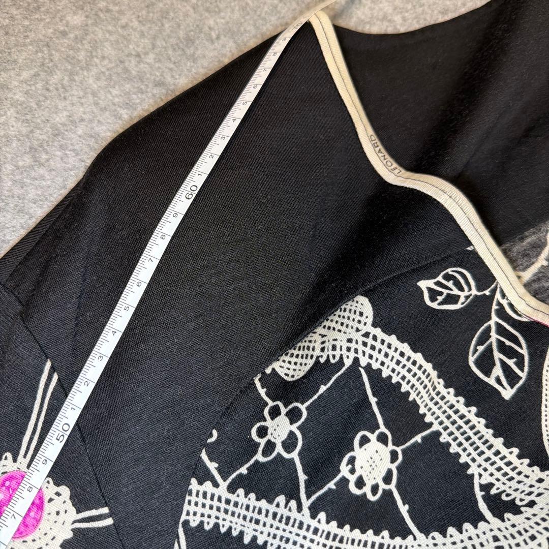 LEONARD レオナール シルクウール カーディガン Mサイズ