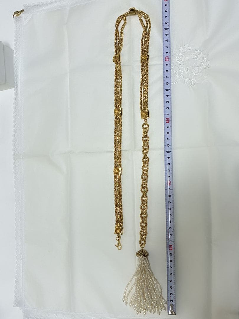 カネコイサオ・ゴールド＆パール　　チェーンベルト