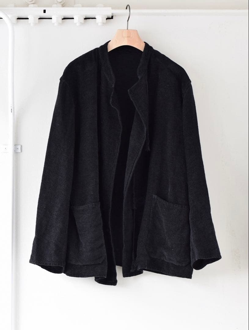 【希少品】comoli リネンモール スタンドカラージャケット サイズ 2