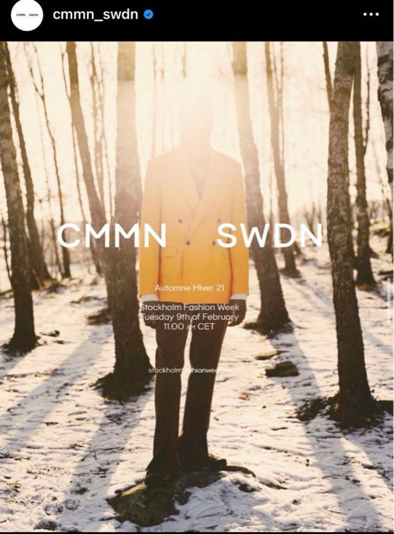 CMMN SWDN コモンスウェーデン　スラックス　メンズスラックス