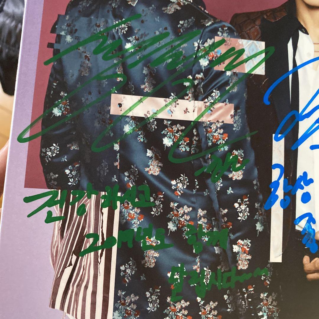 東方神起　サイン　直筆　CD メッセージ付き