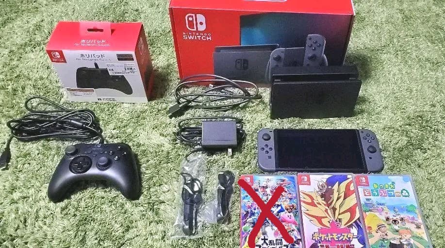 ニンテンドースイッチ 本体 ソフト2本 コントローラーセット