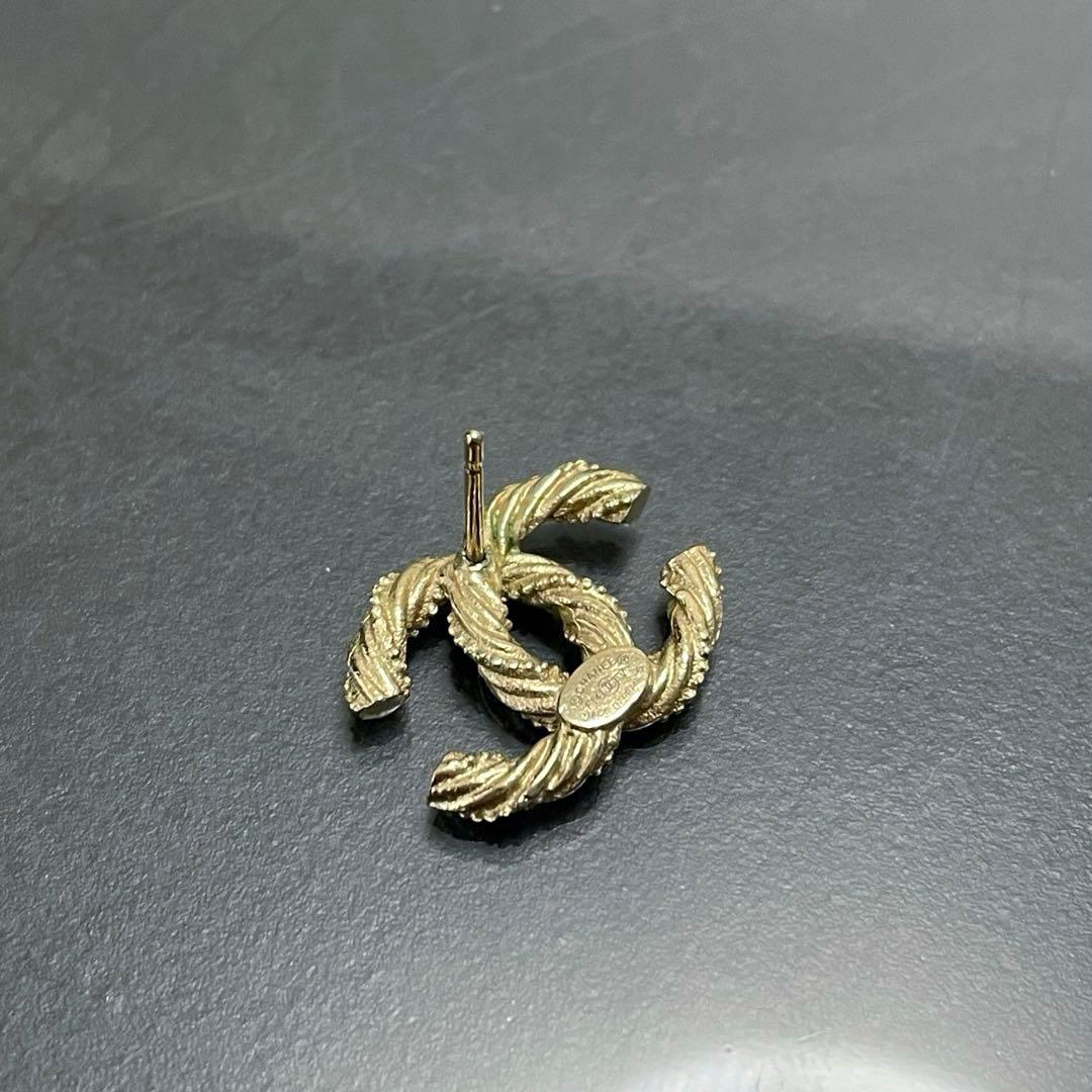 CHANEL/シャネル/ピアス/片耳/ゴールド/ねじれ/ヴィンテージ