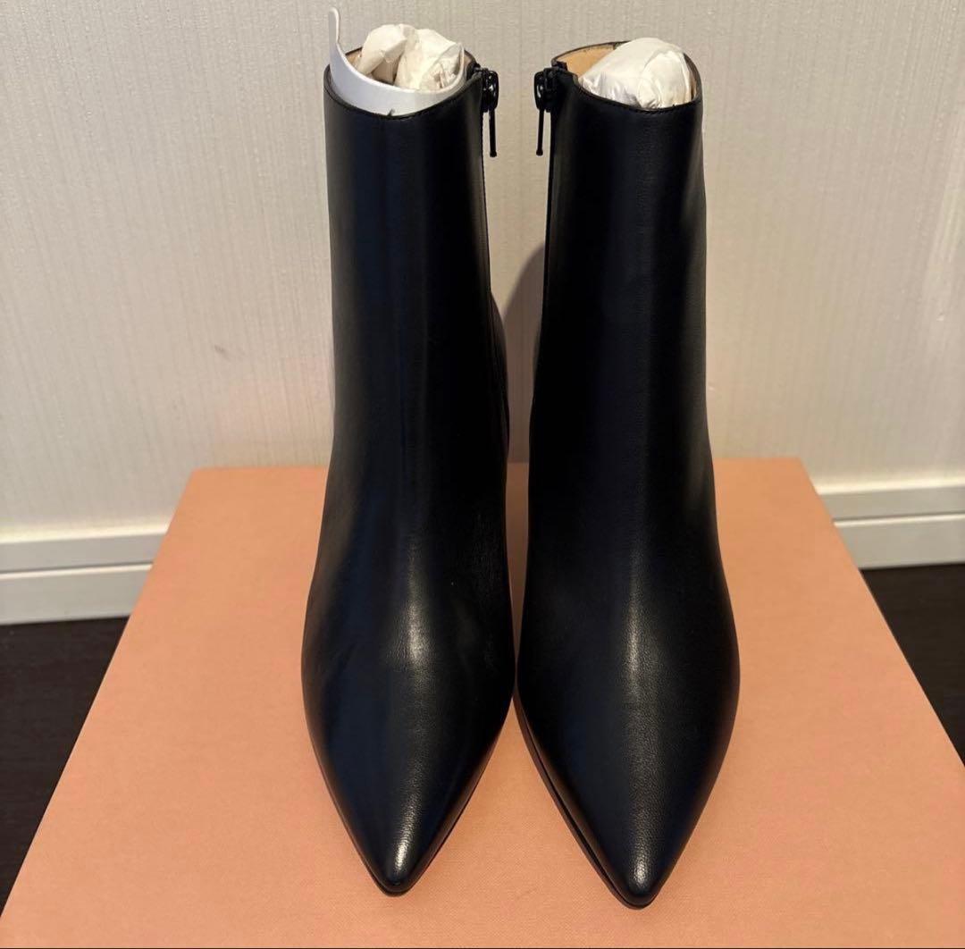 FABIO RUSCONI ブラックポインテッドトゥ