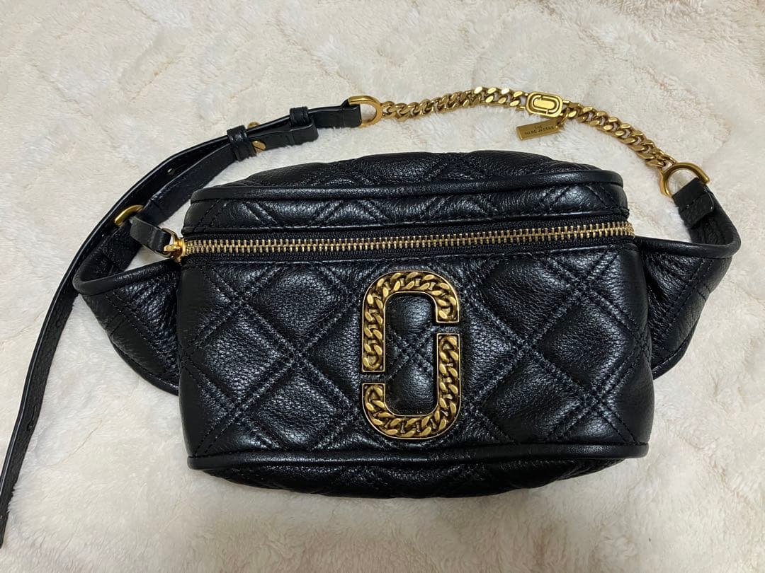 【カエル】キルティングレザーバッグ MARC JACOBS