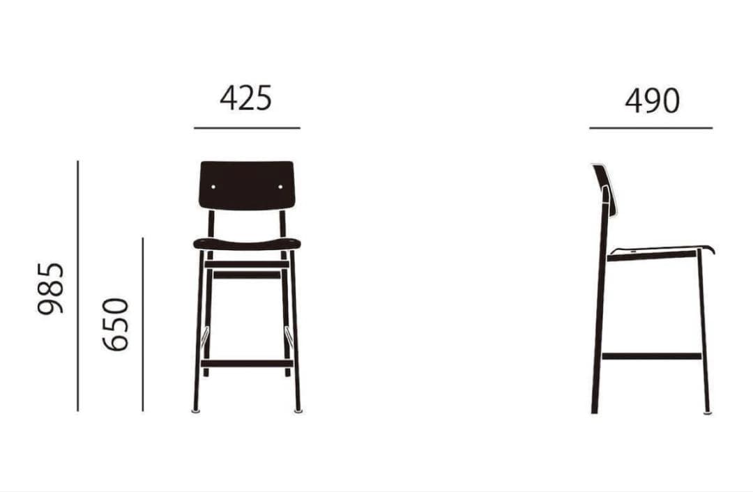 スツール MUUTO LOFT COUNTER STOOL & BAR STOOL