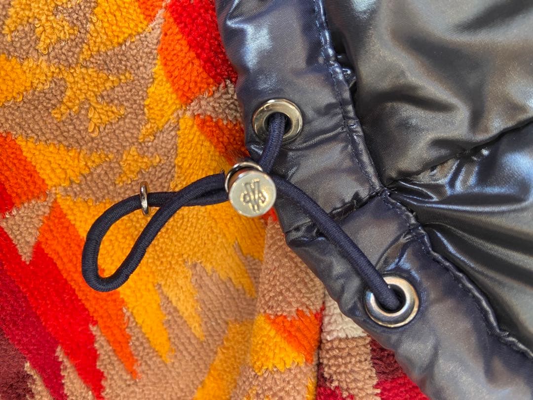 ★1月中限定値引き　モンクレール　エベレスト　廃盤　ビッグロゴ　ネイビー　L