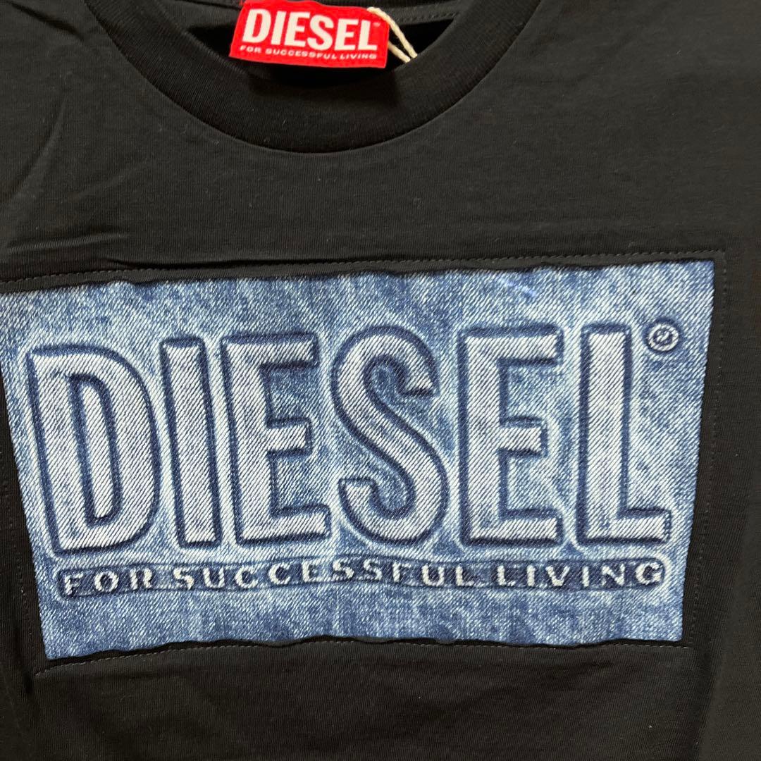 DIESEL ロゴプリント Tシャツ 黒