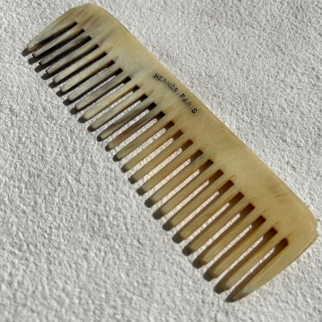 HERMES comb エルメスクシ　エルメスコーム　ケース付き