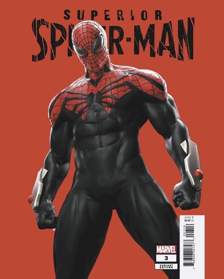 MESS TOYS製のスーペリア・スパイダーマン1/12スケール新しい未開封