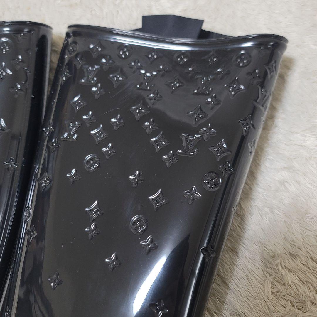 ルイヴィトン モノグラム レインブーツ ロング ラバー ドロップスライン