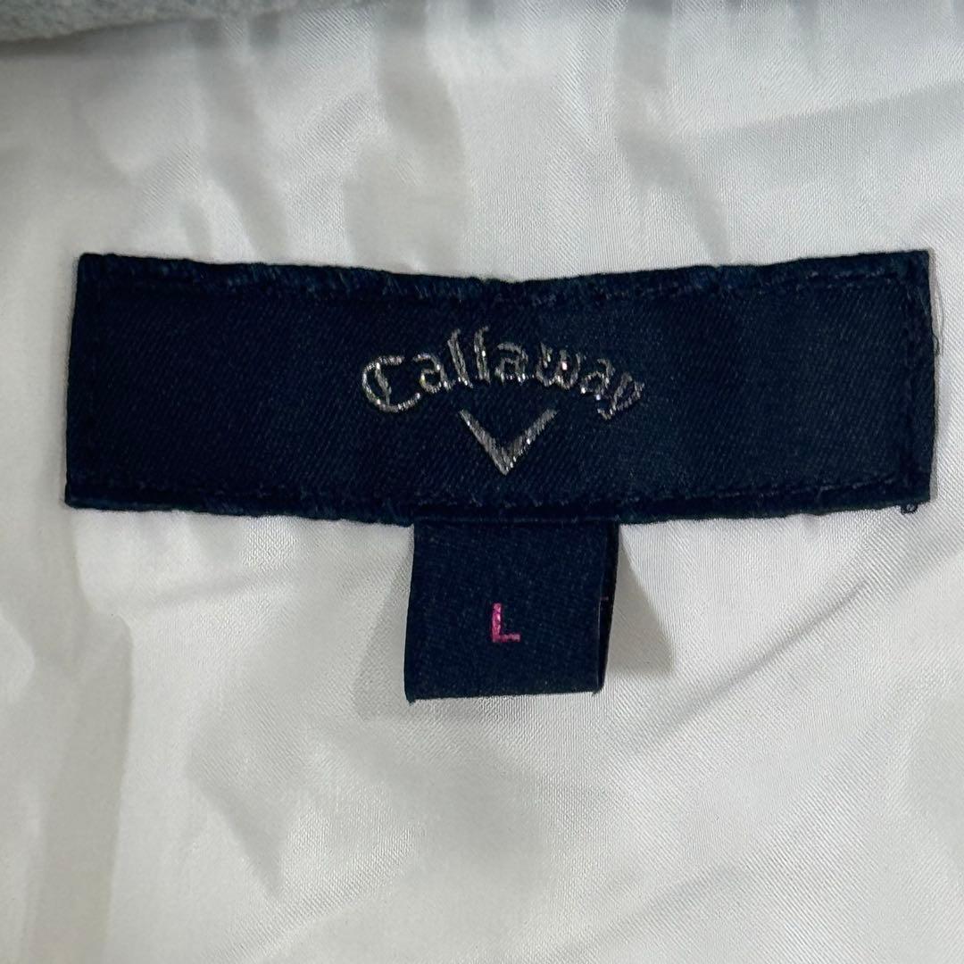 【美品】キャロウェイ　4way　フルジップ　ダウンジャケット　レディース　白　L