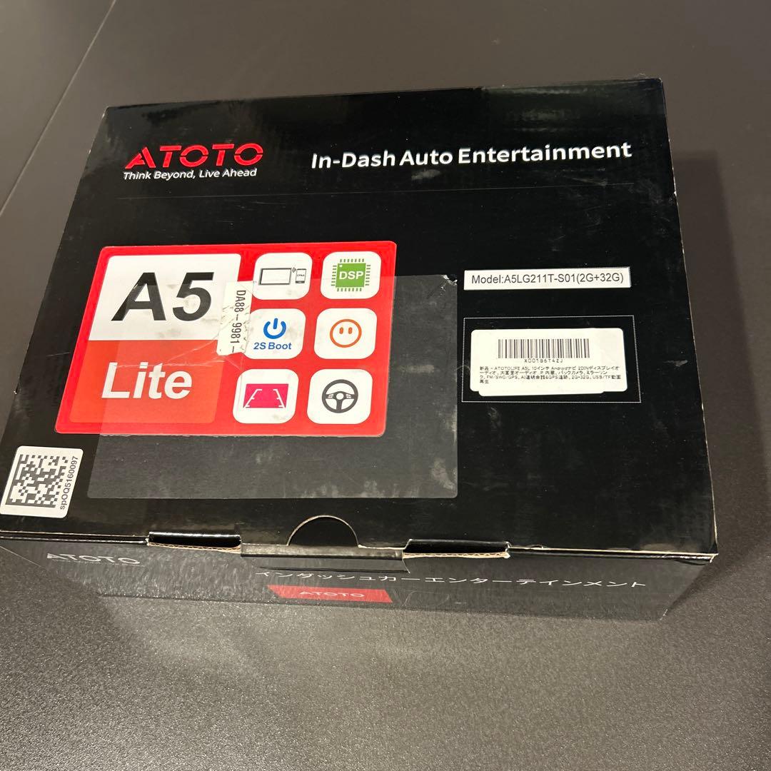 ATOTO A5L 10インチ ナビ ディスプレイオーディオ　バックカメラ付