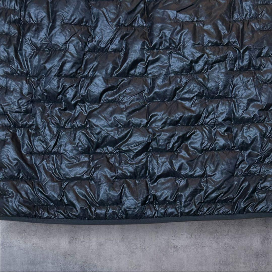 パタゴニア マイクロパフベスト メンズ L 黒 企業ロゴ ゴープコア アウトドア