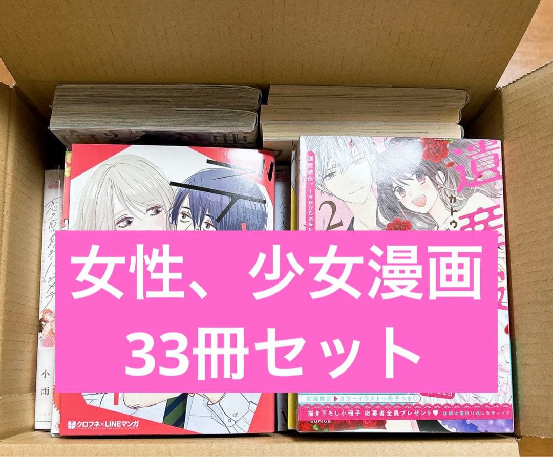 【女性、少女漫画セット】　漫画３３冊セット