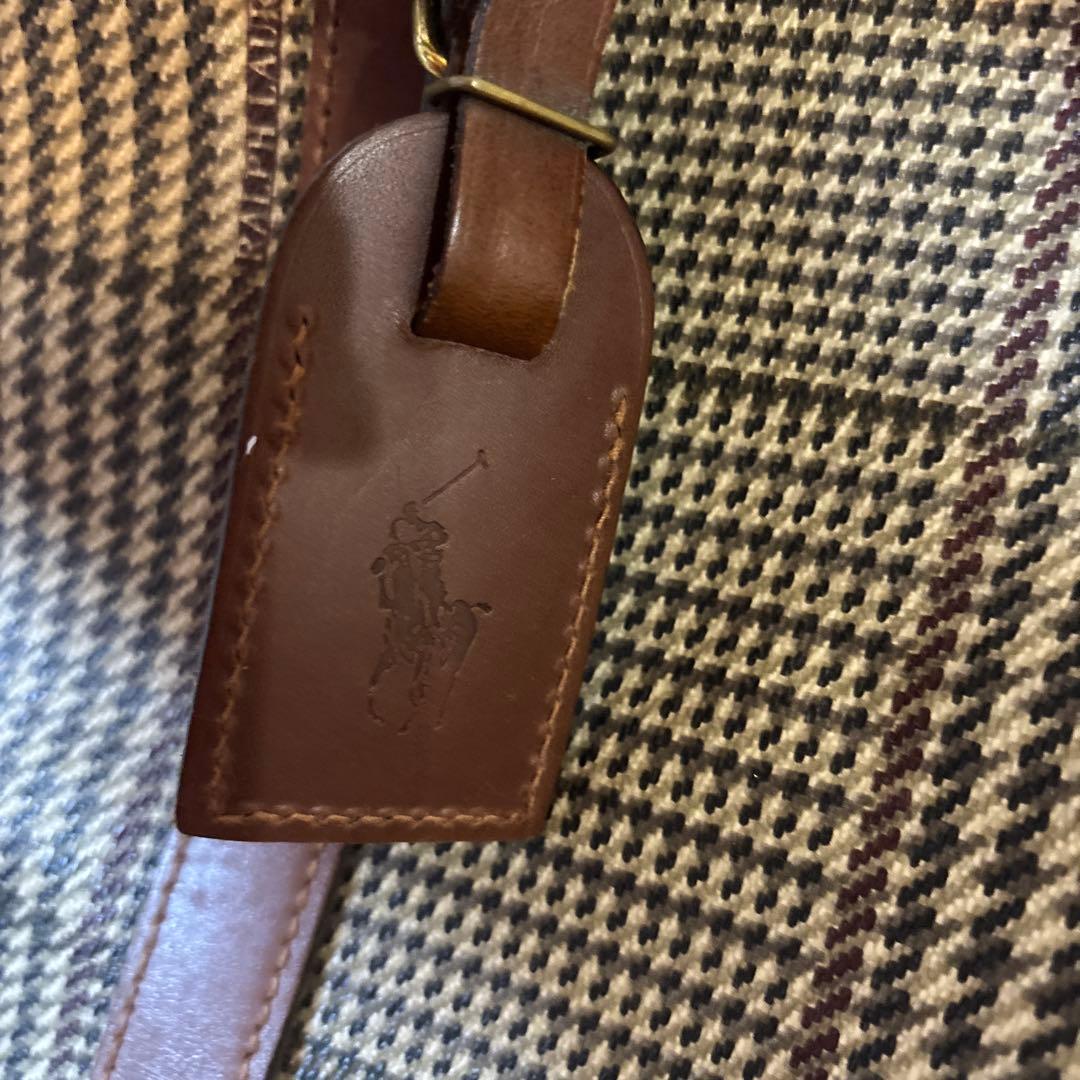Polo Ralph Lauren チェック柄 ボストンバッグ