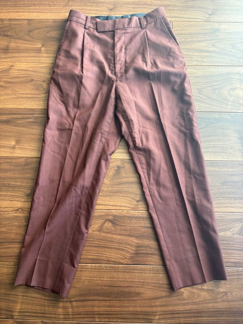 WACKO MARIA DORMEUIL スラックス M ダークブラウン