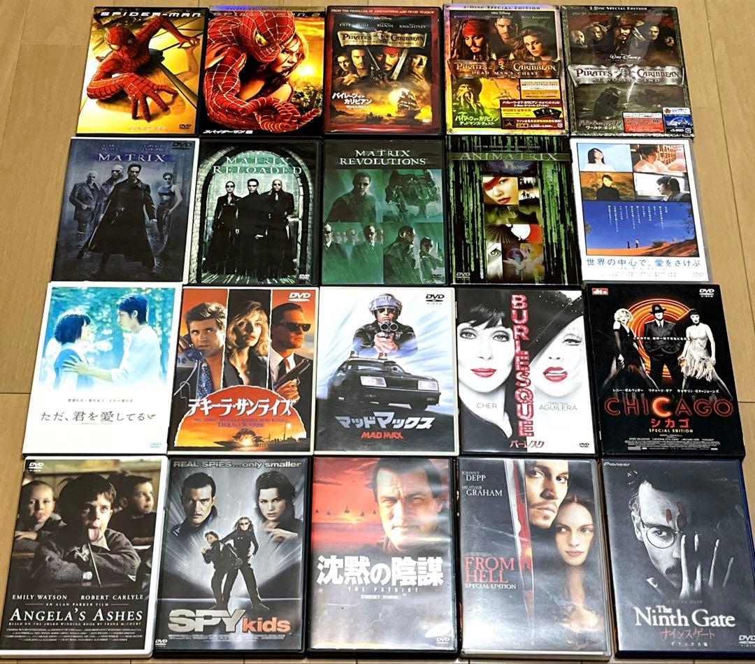 中古洋画・邦画・アニメDVD 120枚以上まとめ売り 大量DVDセット