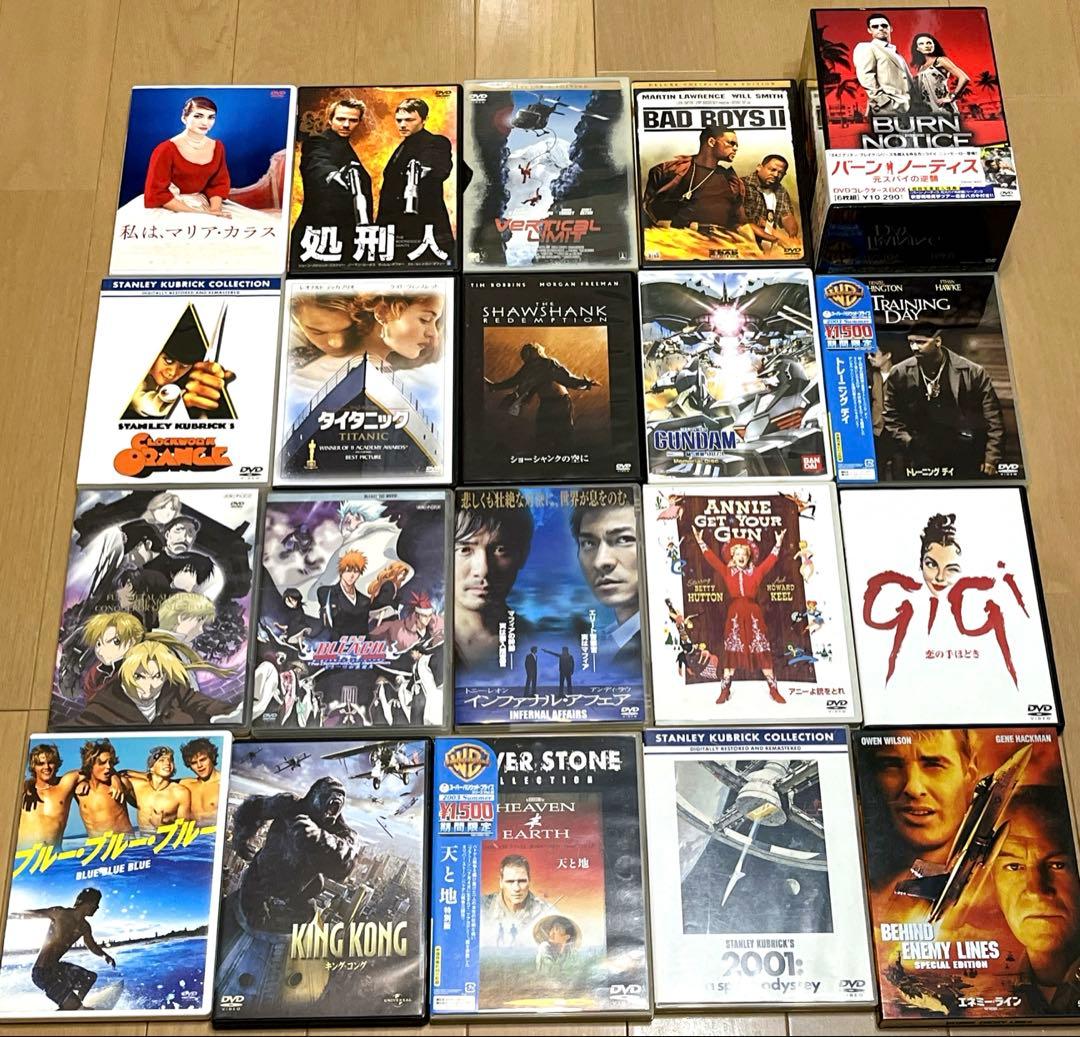 中古洋画・邦画・アニメDVD 120枚以上まとめ売り 大量DVDセット