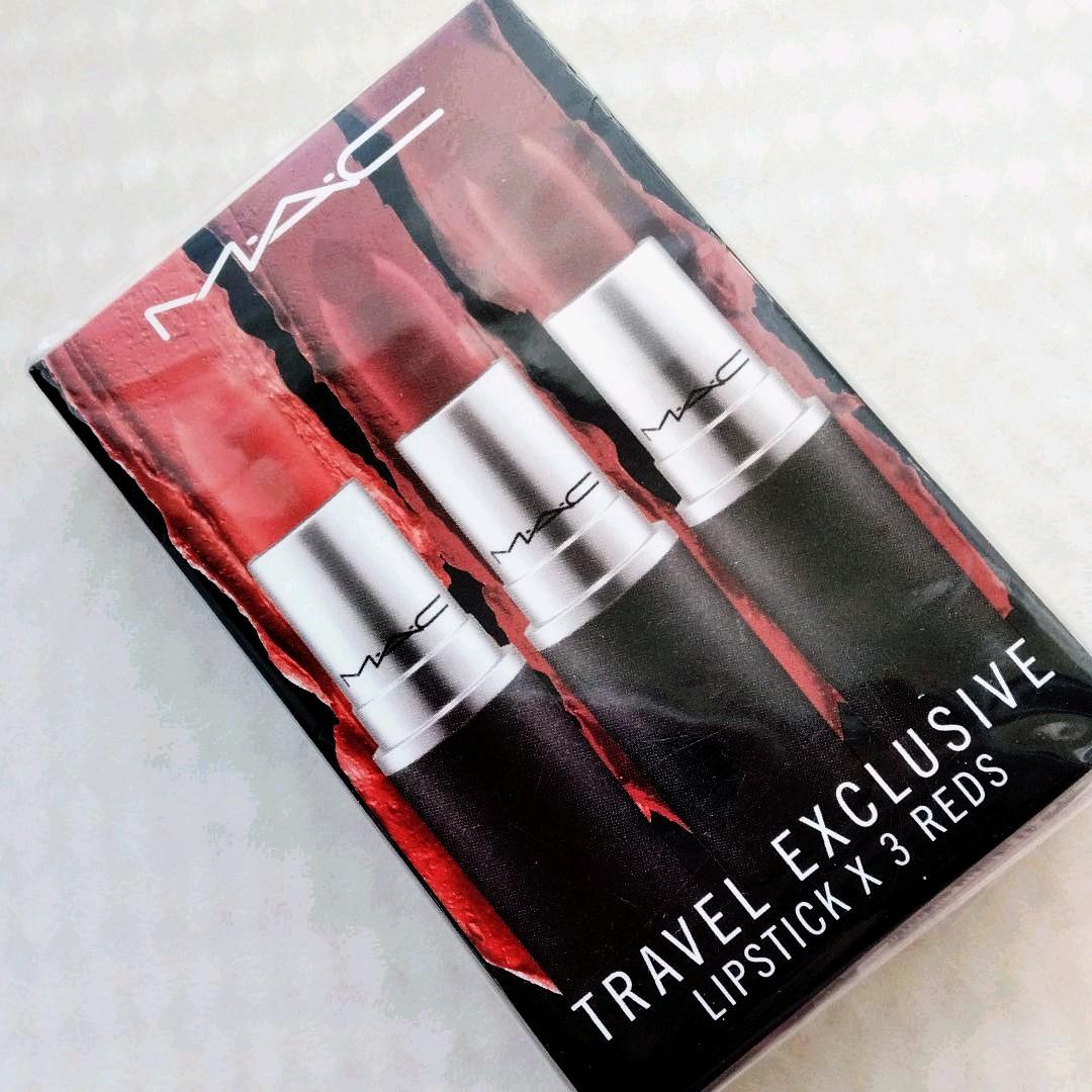 ★新品・サンプルおまけ付★ MAC リップスティック ３本セット　口紅