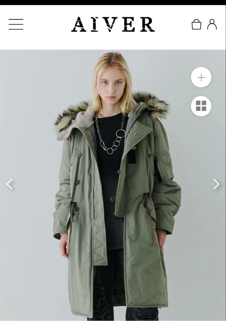 AIVER サーモライト N-3 フライトコート Ｌ