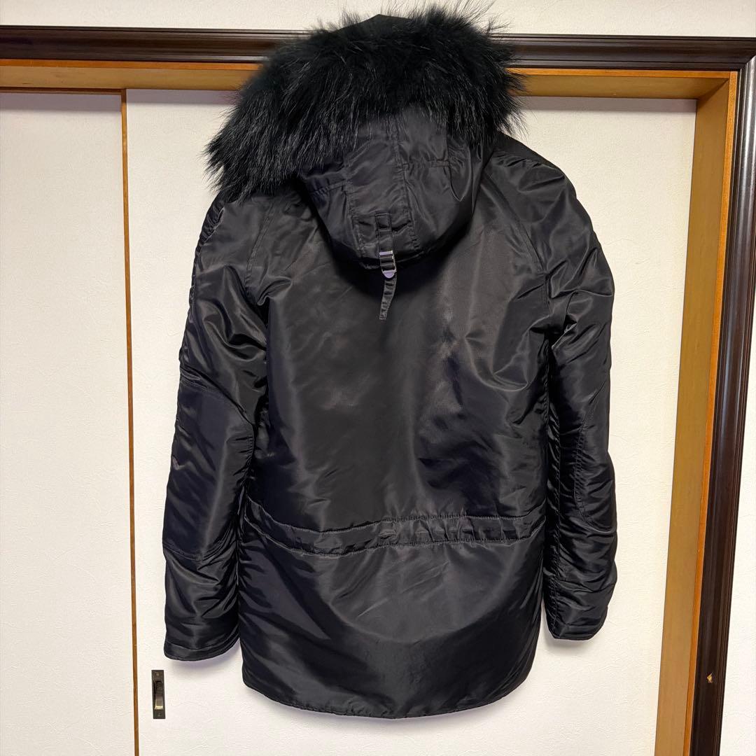 AVIREX WAIPER別注 N-3Bフライトジャケット リアルファXL