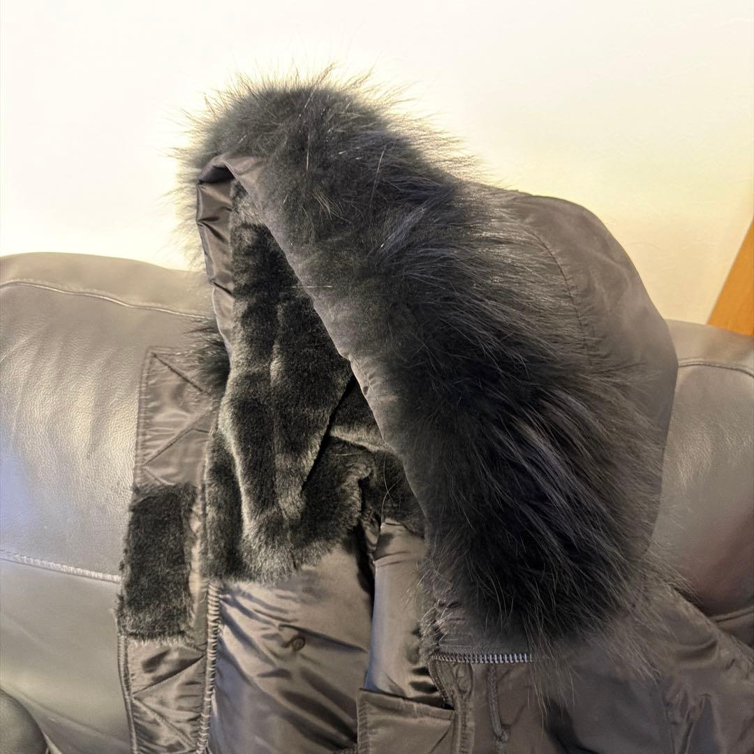 AVIREX WAIPER別注 N-3Bフライトジャケット リアルファXL