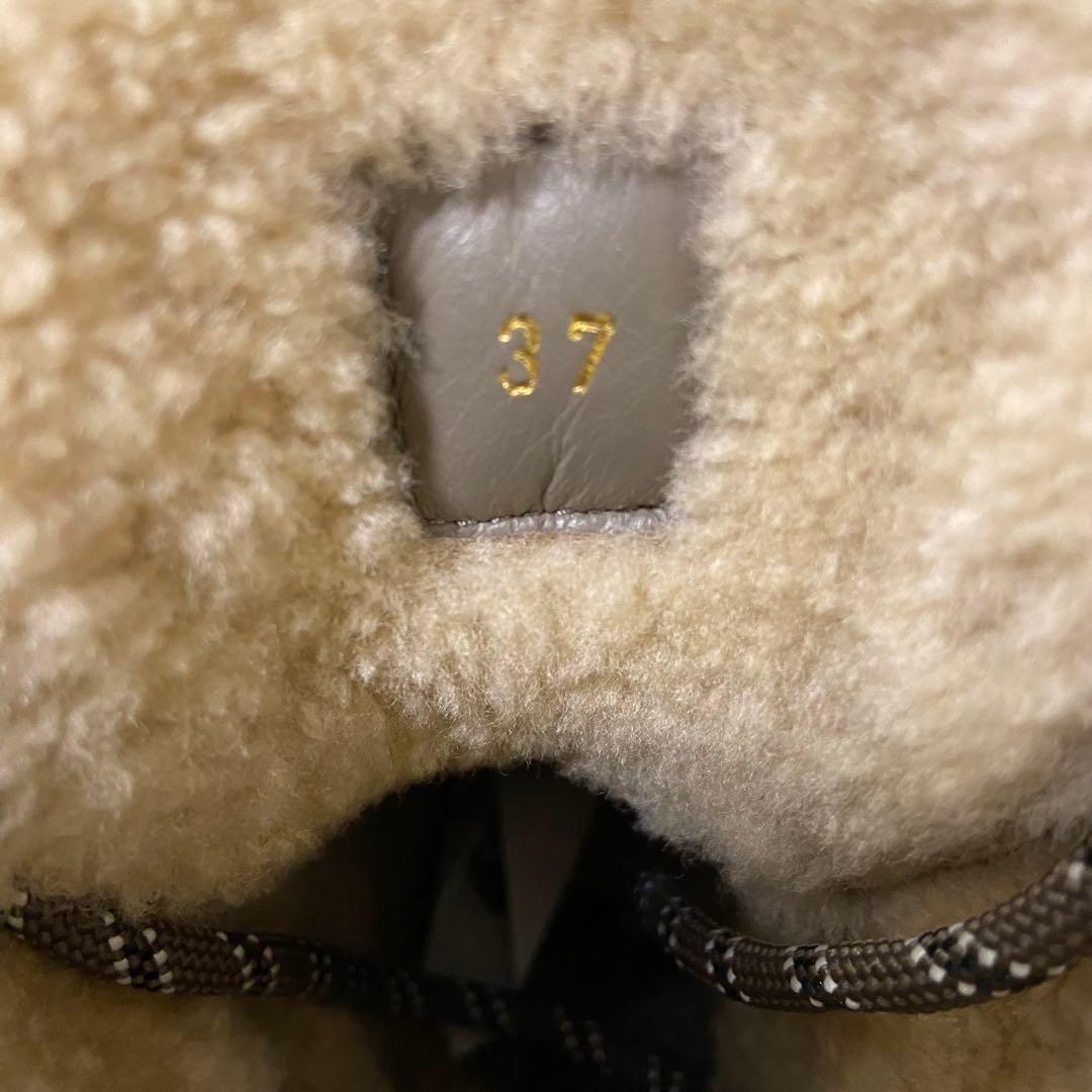 最終値下MONCLER モンクレール ムートンブーツ 37 美品 付属品有