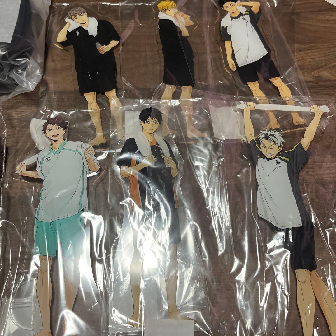 ハイキュー　極楽湯　BIGアクリルスタンド　木兎　赤葦　及川　宮侑　宮治　影山