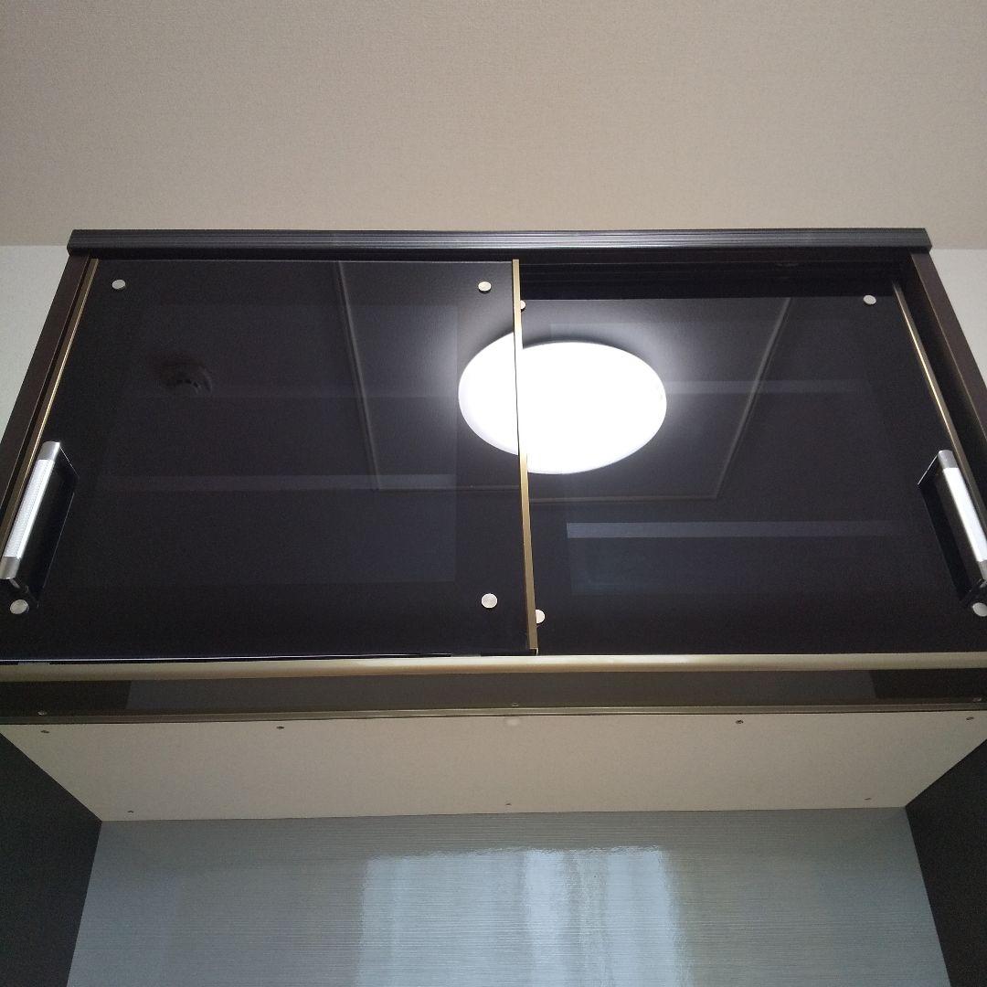 食器棚 キッチンボード キッチンカウンター カップボード 幅92cm