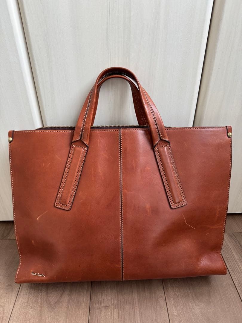 Paul Smith ブラウン 本革　ビジネスバッグ