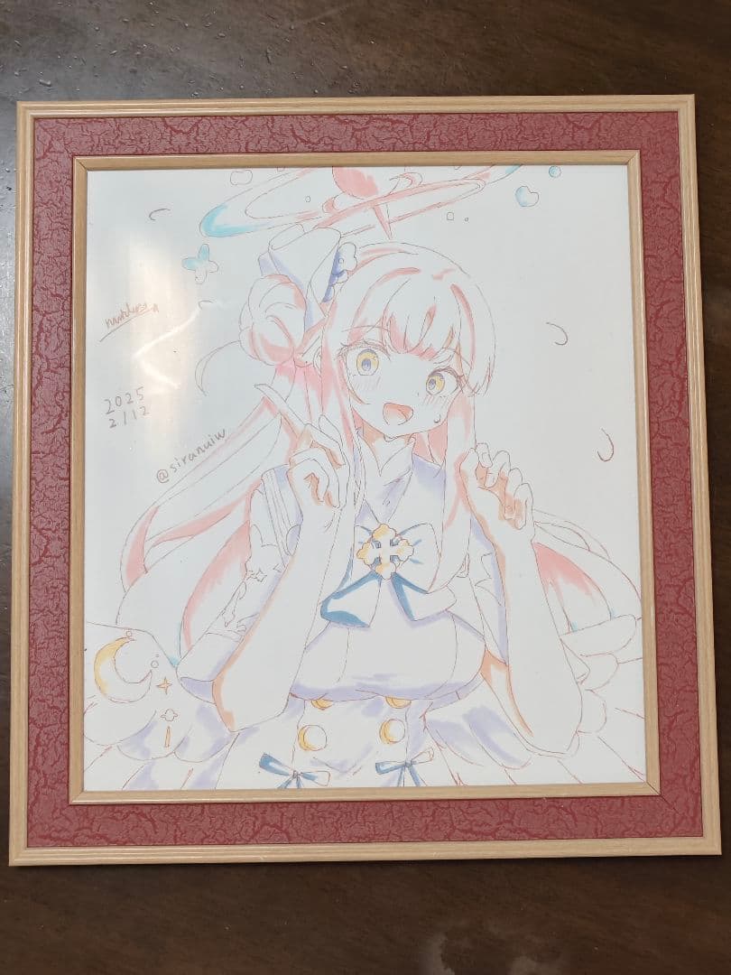 聖園ミカ　ブルーアーカイブ　色紙