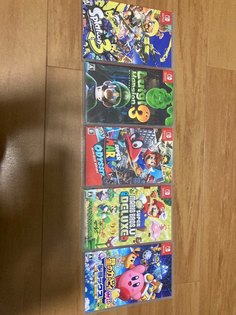 Switchゲームソフト5点まとめ売り