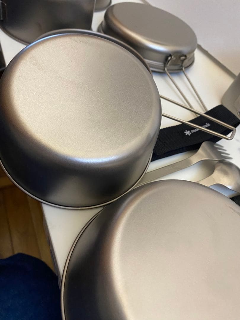 セ*人様 スノーピーク( peak) まとめて チタン クッカーボール