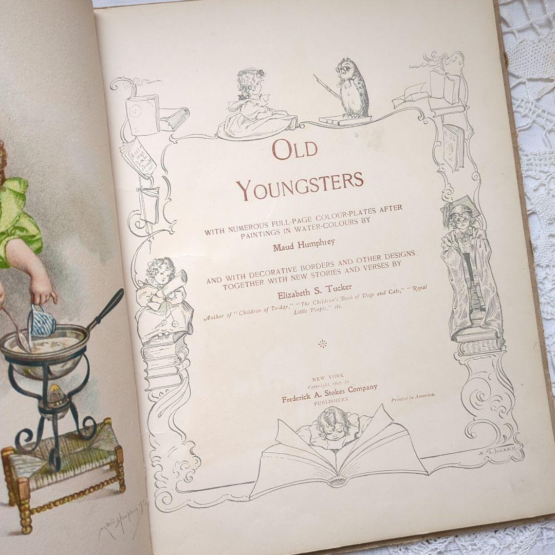 超稀少モードハンフリー 児童書 洋書古書 絵本 ヴンテージ ヴィクトリアン