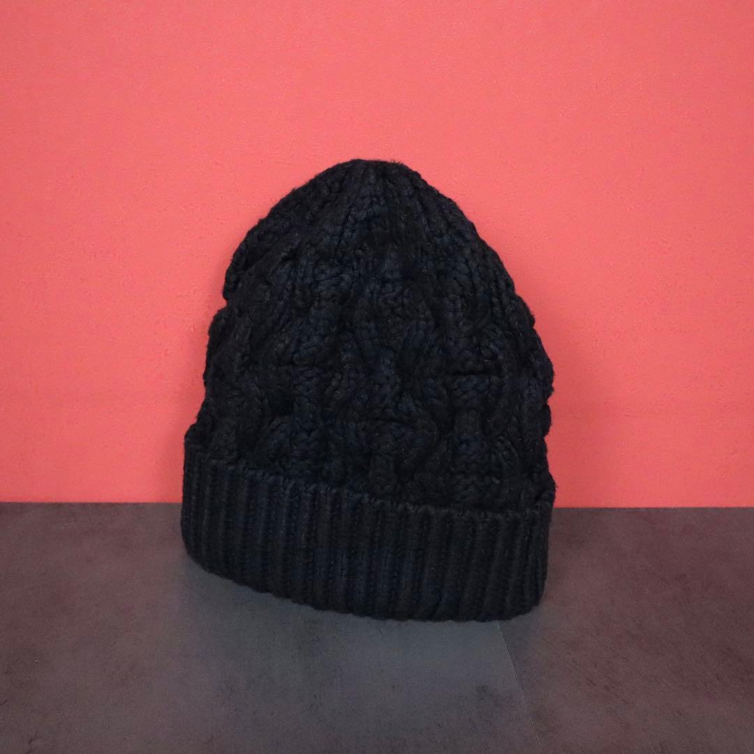 【美品】DAISY LIN for FOXEY ケーブル編み デザイン ニット帽
