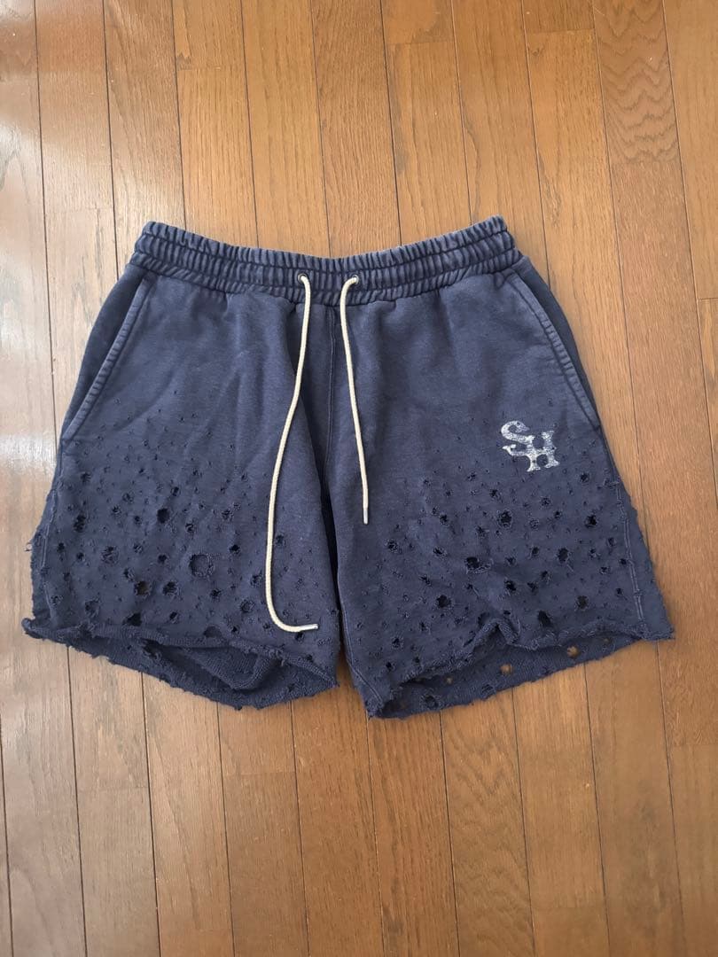 パンツ SUGARHILL CRASHED SWEAT SHORT TROUSERS