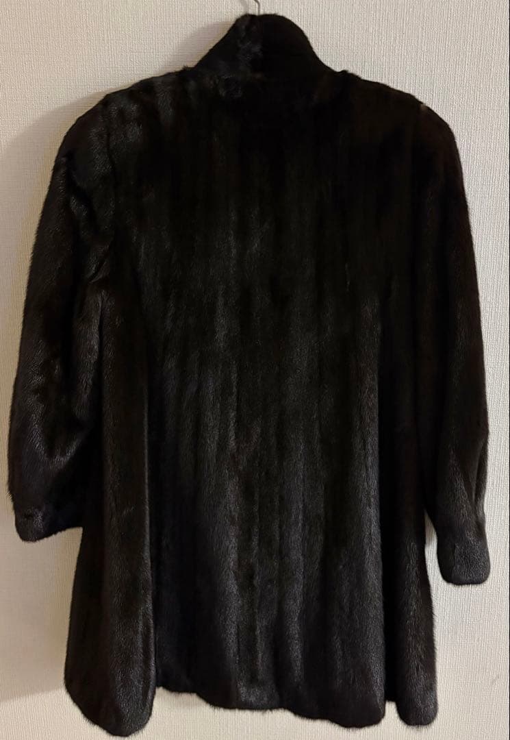 【SAGA MINK】ダークブラウン ファーコート