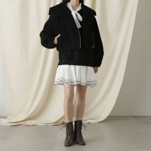 23AW 新品タグ付 JILLSTUART ビックカラーショートブルゾン 完売品