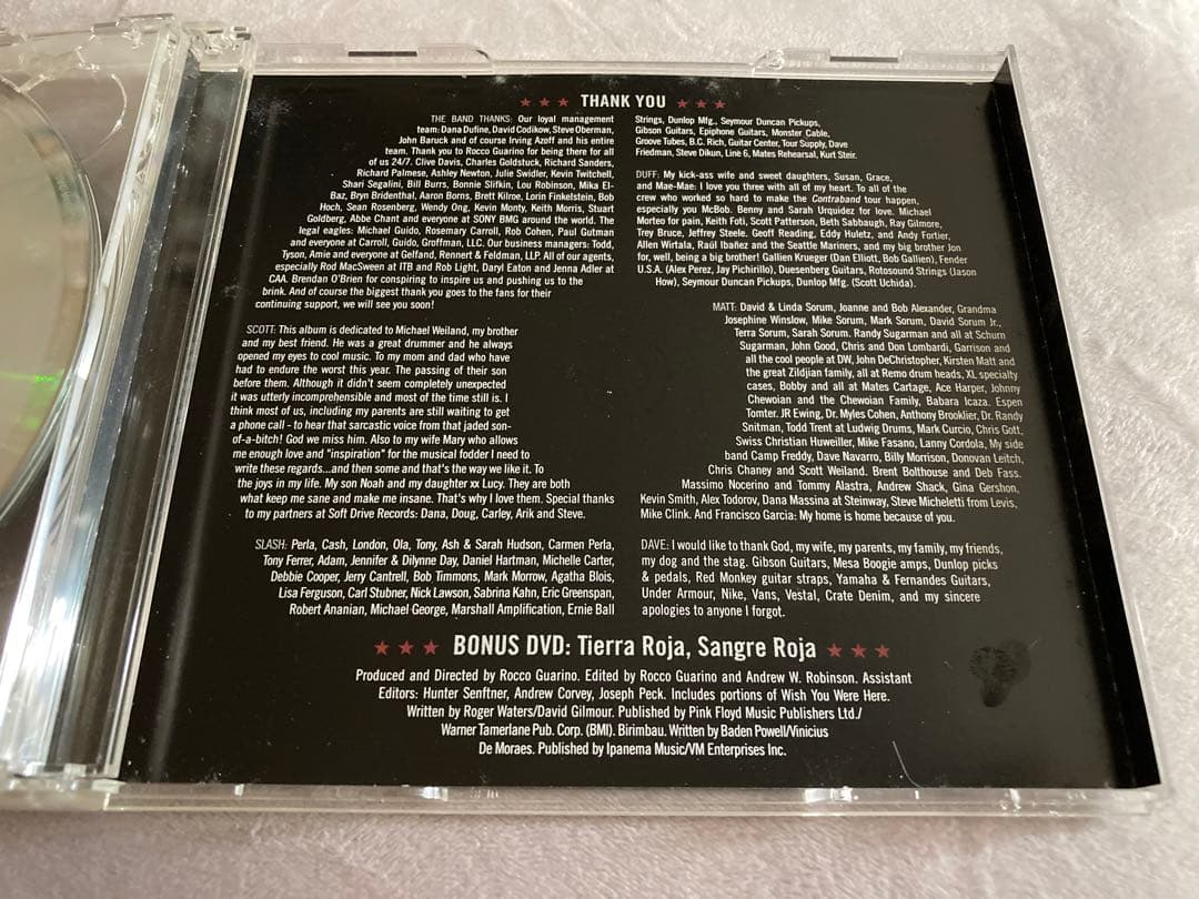 レアslash duff matt Sorum 直筆サインCD guns ガンズ