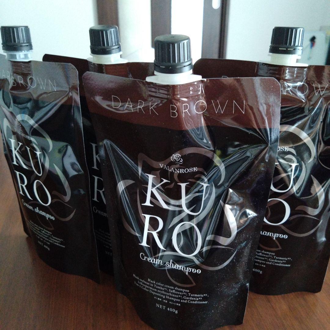 KUROクリームシャンプー ダークブラウン 400g