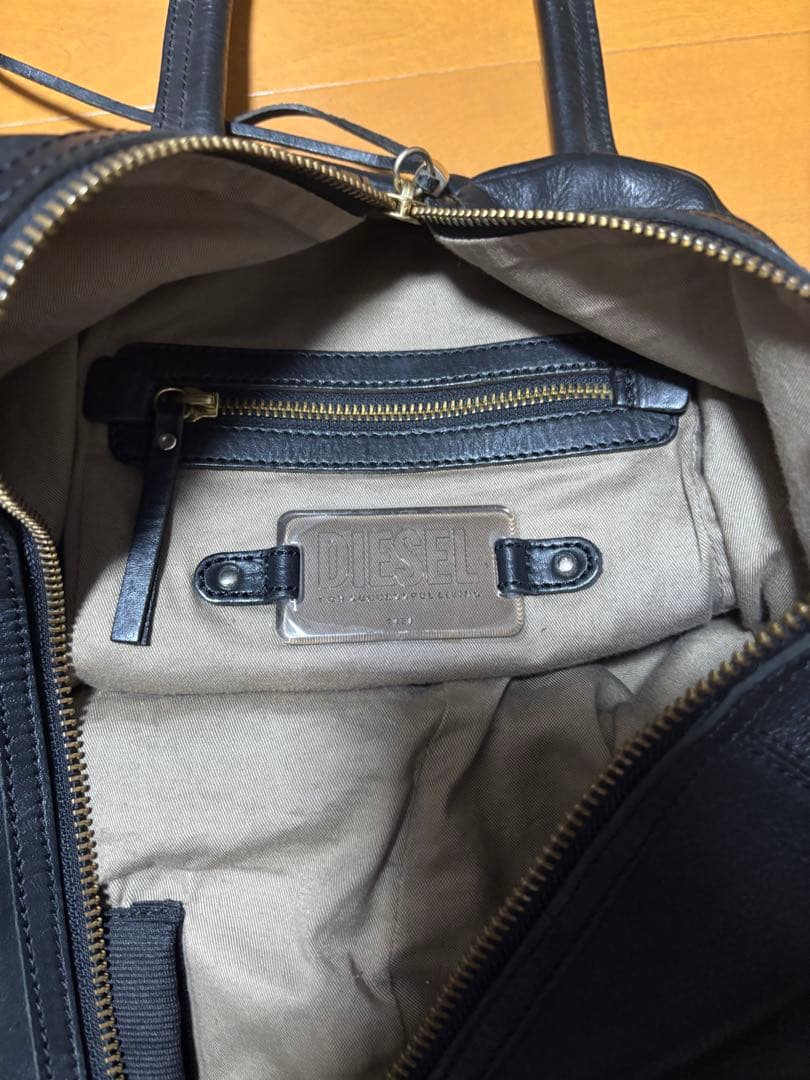 DIESEL ボストンバッグ レザー y2k 00s グランジ archive